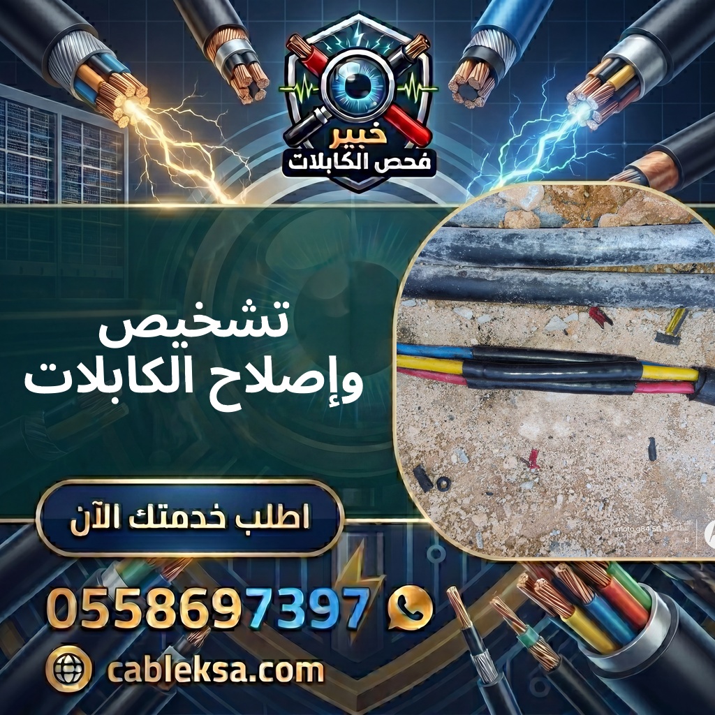 فحص كابلات الكهرباء الأرضية - الجودة والأمان مع خبير فحص الكابلات