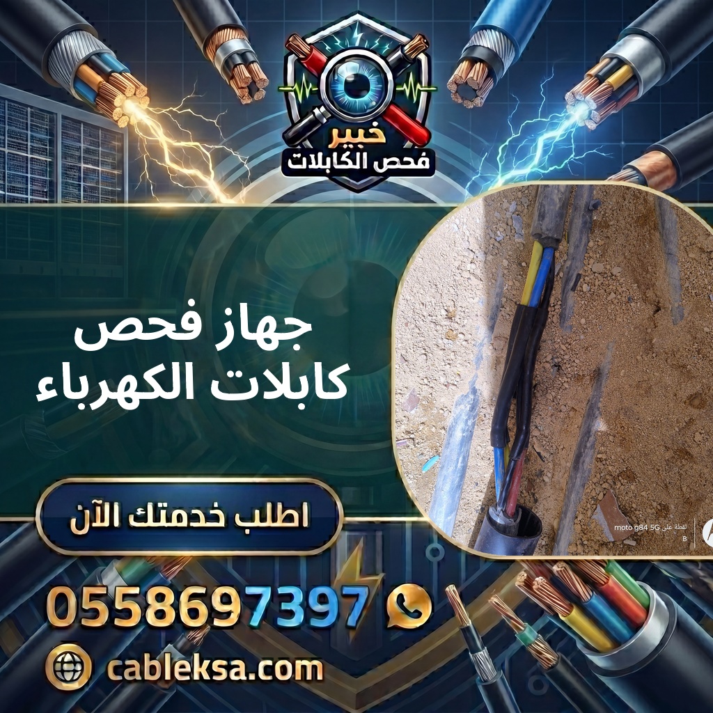 جهاز كشف أعطال الكابلات - خدمات شركة خبير فحص الكابلات
