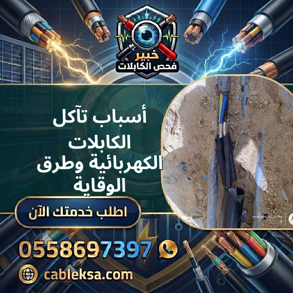 أسباب تآكل الكابلات الكهربائية وطرق الوقاية