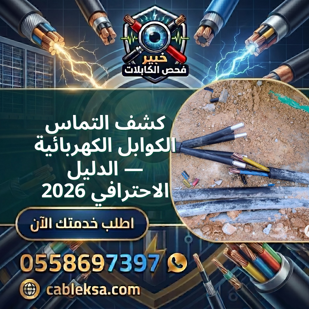 كشف التماس الكوابل الكهربائية — الدليل الاحترافي 2026