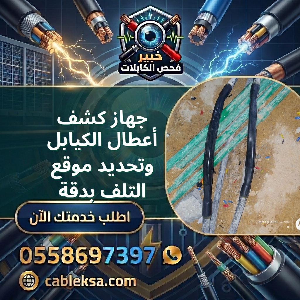جهاز كشف أعطال الكيابل وتحديد موقع التلف بدقة