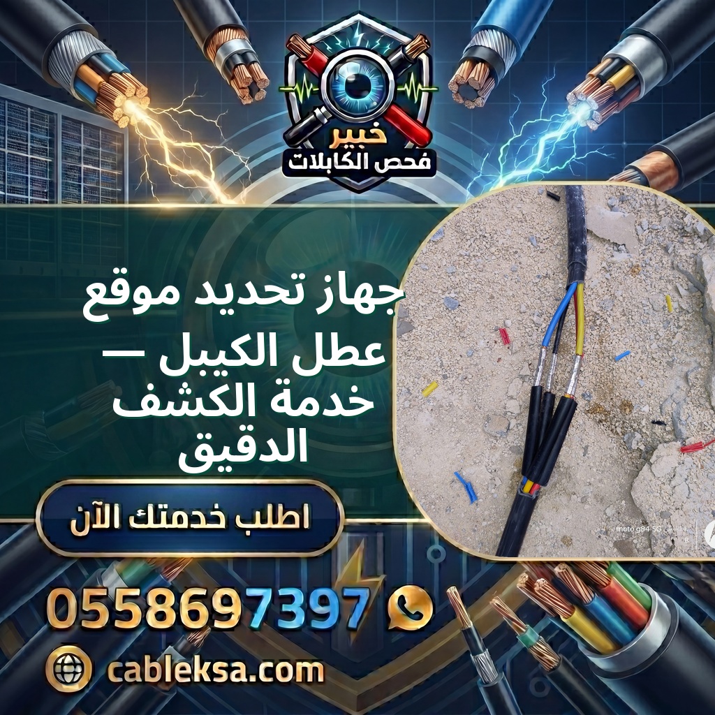 جهاز تحديد موقع عطل الكيبل — خدمة الكشف الدقيق
