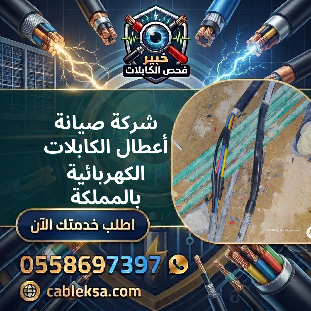 شركة صيانة أعطال الكابلات الكهربائية بالمملكة