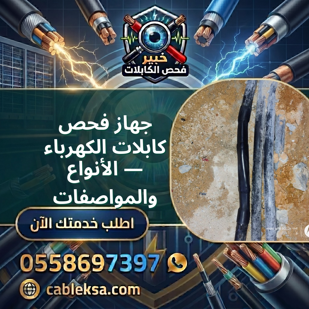 جهاز فحص كابلات الكهرباء — الأنواع والمواصفات