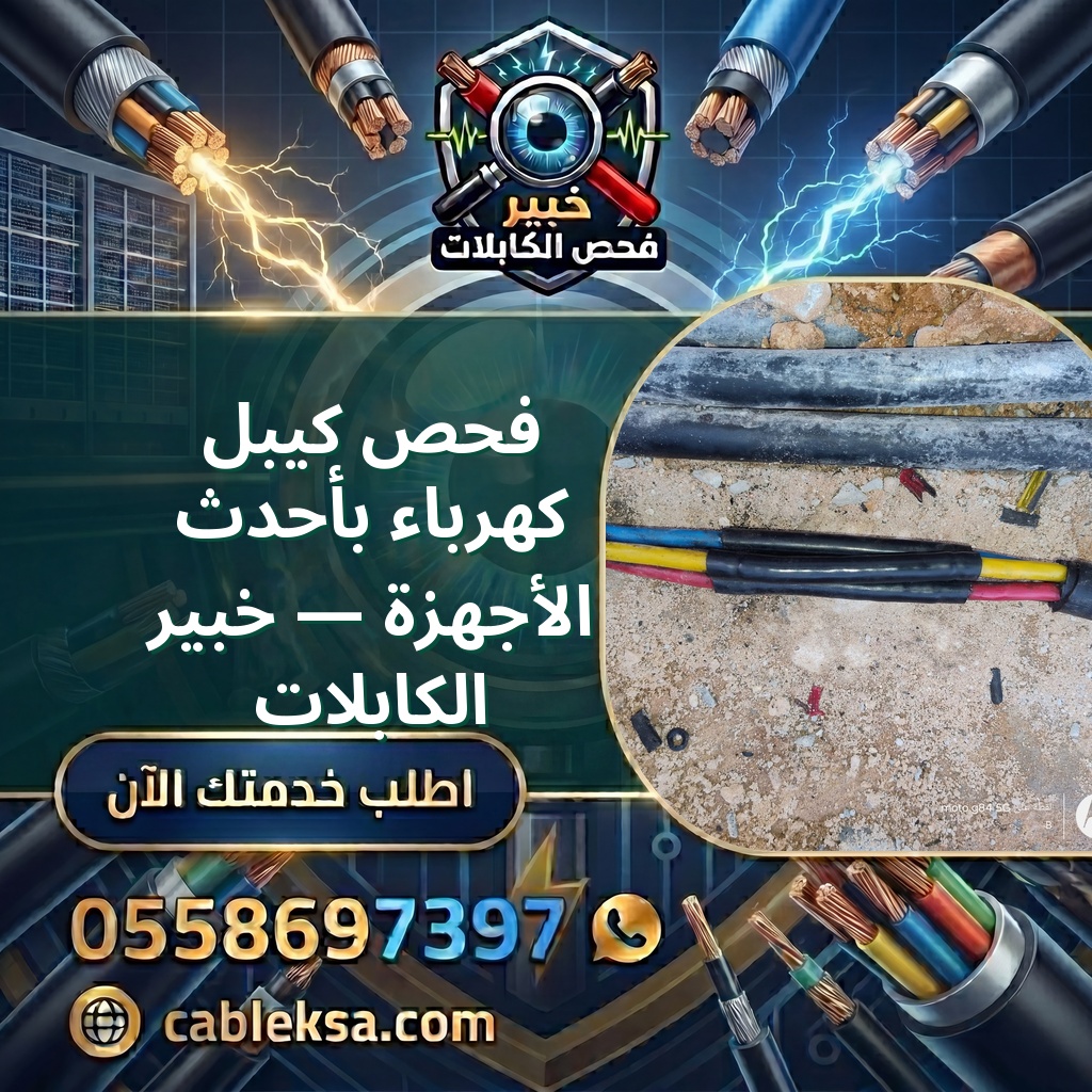 فحص كيبل كهرباء بأحدث الأجهزة — خبير الكابلات