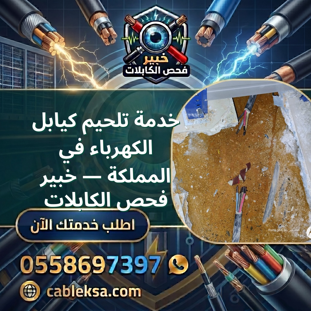 خدمة تلحيم كيابل الكهرباء في المملكة — خبير فحص الكابلات