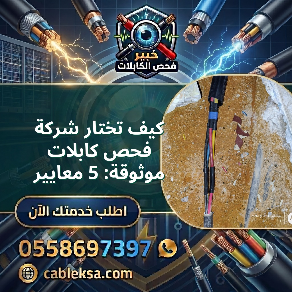 كيف تختار شركة فحص كابلات موثوقة: 5 معايير
