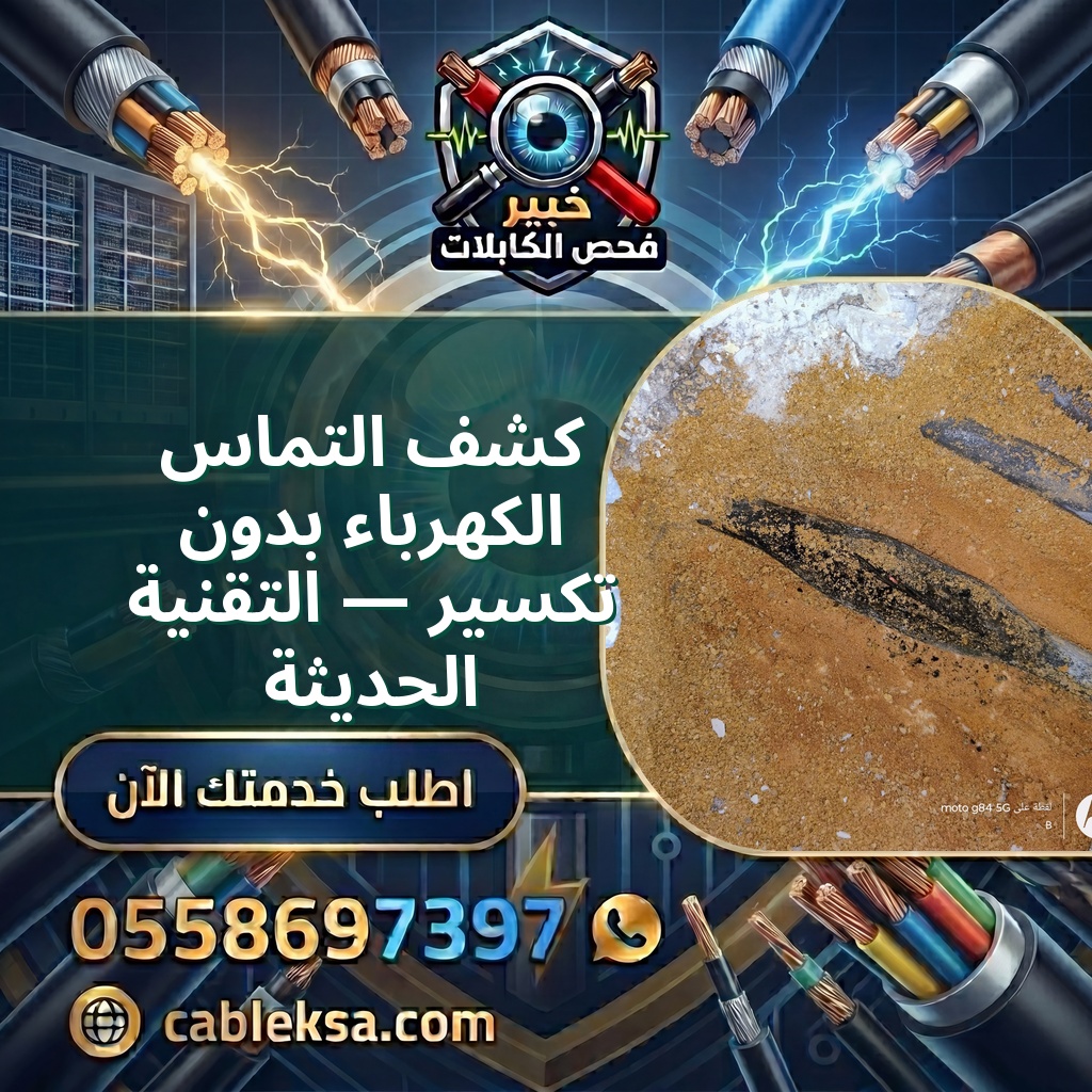 كشف التماس الكهرباء بدون تكسير — التقنية الحديثة