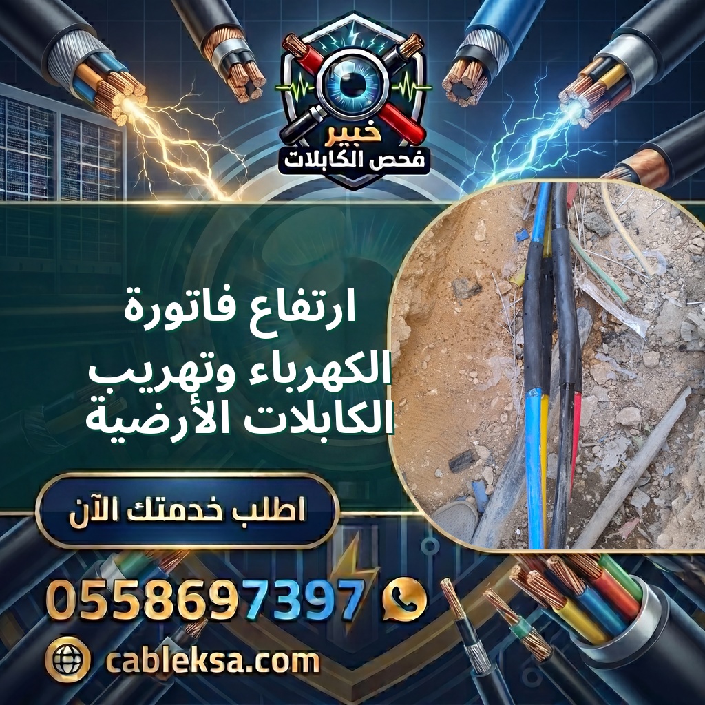 ارتفاع فاتورة الكهرباء وتهريب الكابلات الأرضية