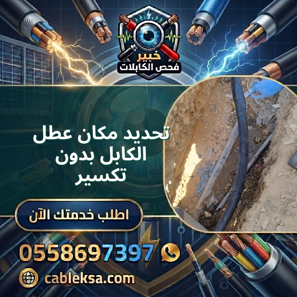 تحديد مكان عطل الكابل بدون تكسير
