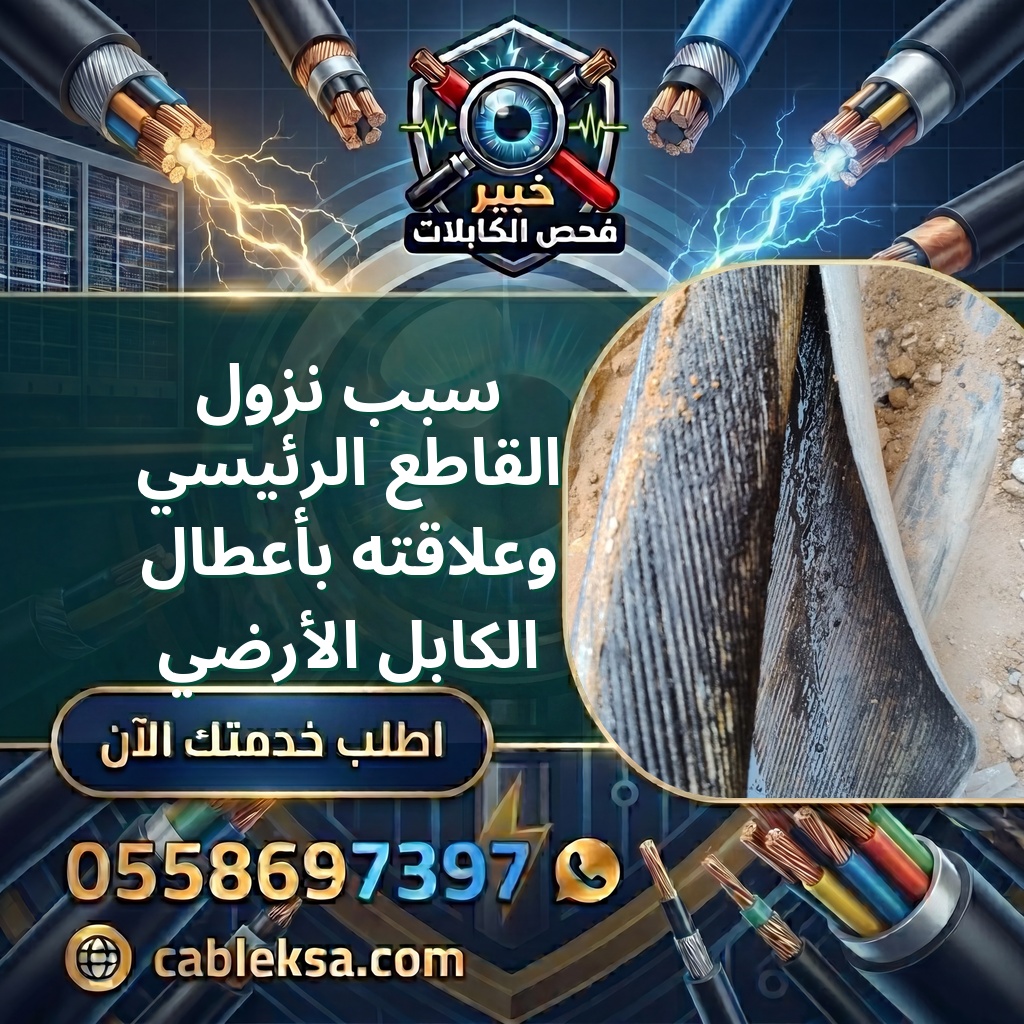 سبب نزول القاطع الرئيسي وعلاقته بأعطال الكابل الأرضي