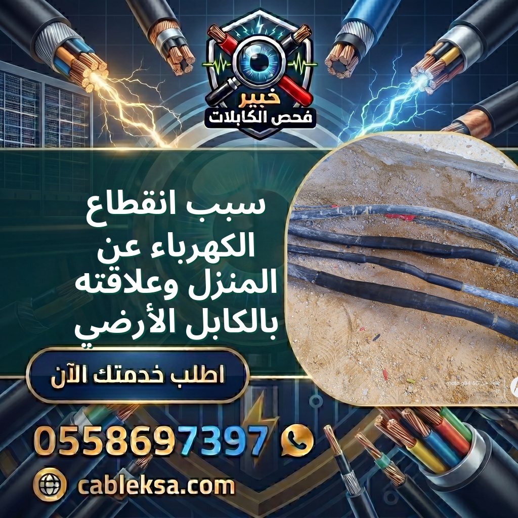سبب انقطاع الكهرباء عن المنزل وعلاقته بالكابل الأرضي