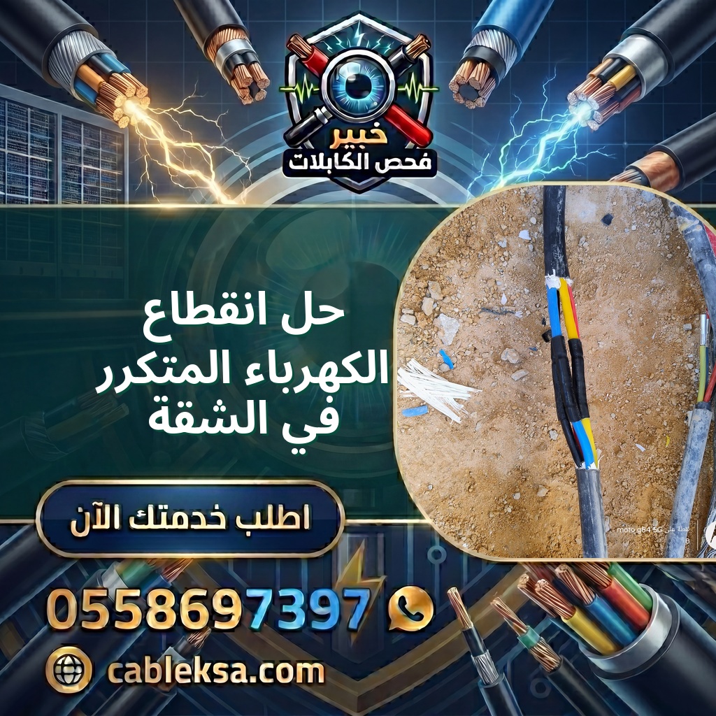 حل انقطاع الكهرباء المتكرر في الشقة