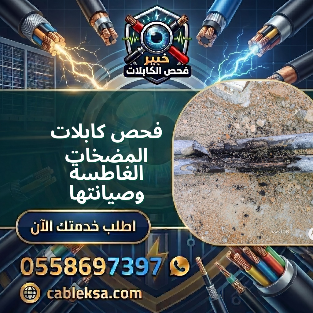 فحص كابلات المضخات الغاطسة وصيانتها