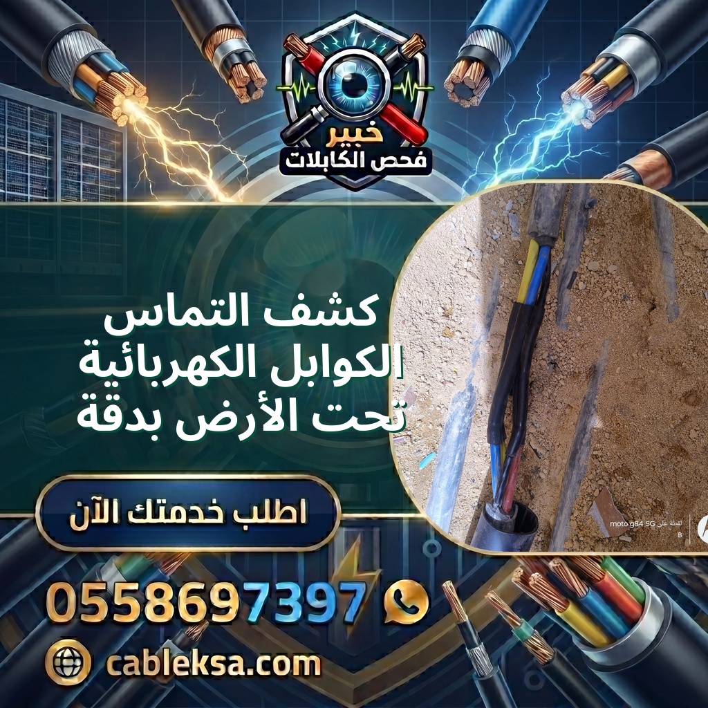 كشف التماس الكوابل الكهربائية تحت الأرض بدقة