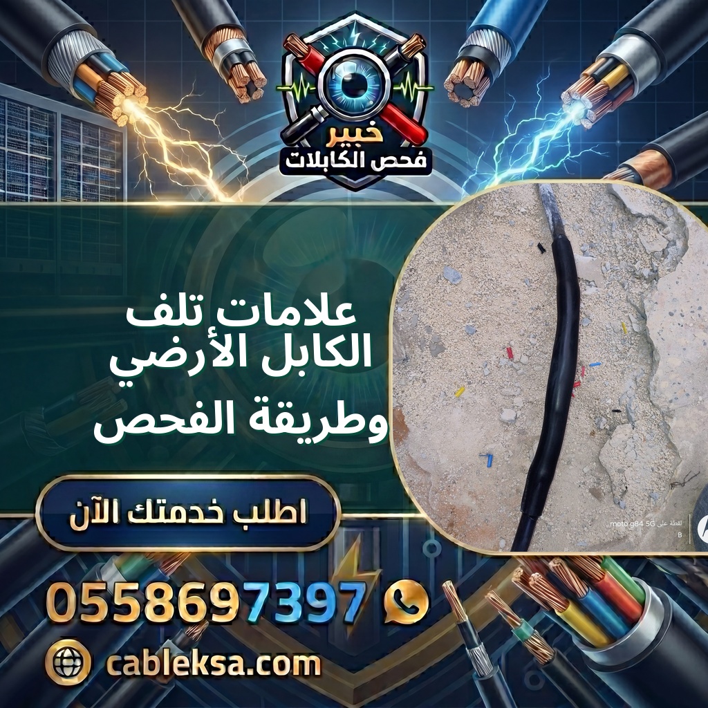 علامات تلف الكابل الأرضي وطريقة الفحص
