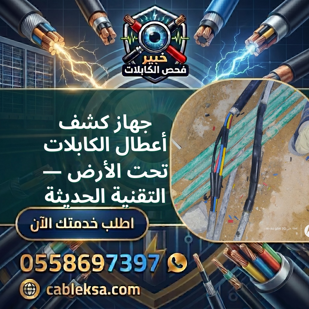 جهاز كشف أعطال الكابلات تحت الأرض — التقنية الحديثة
