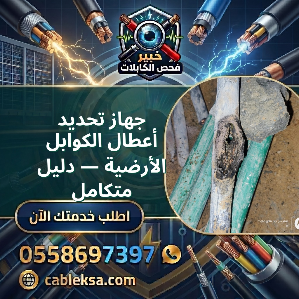 جهاز تحديد أعطال الكوابل الأرضية — دليل متكامل
