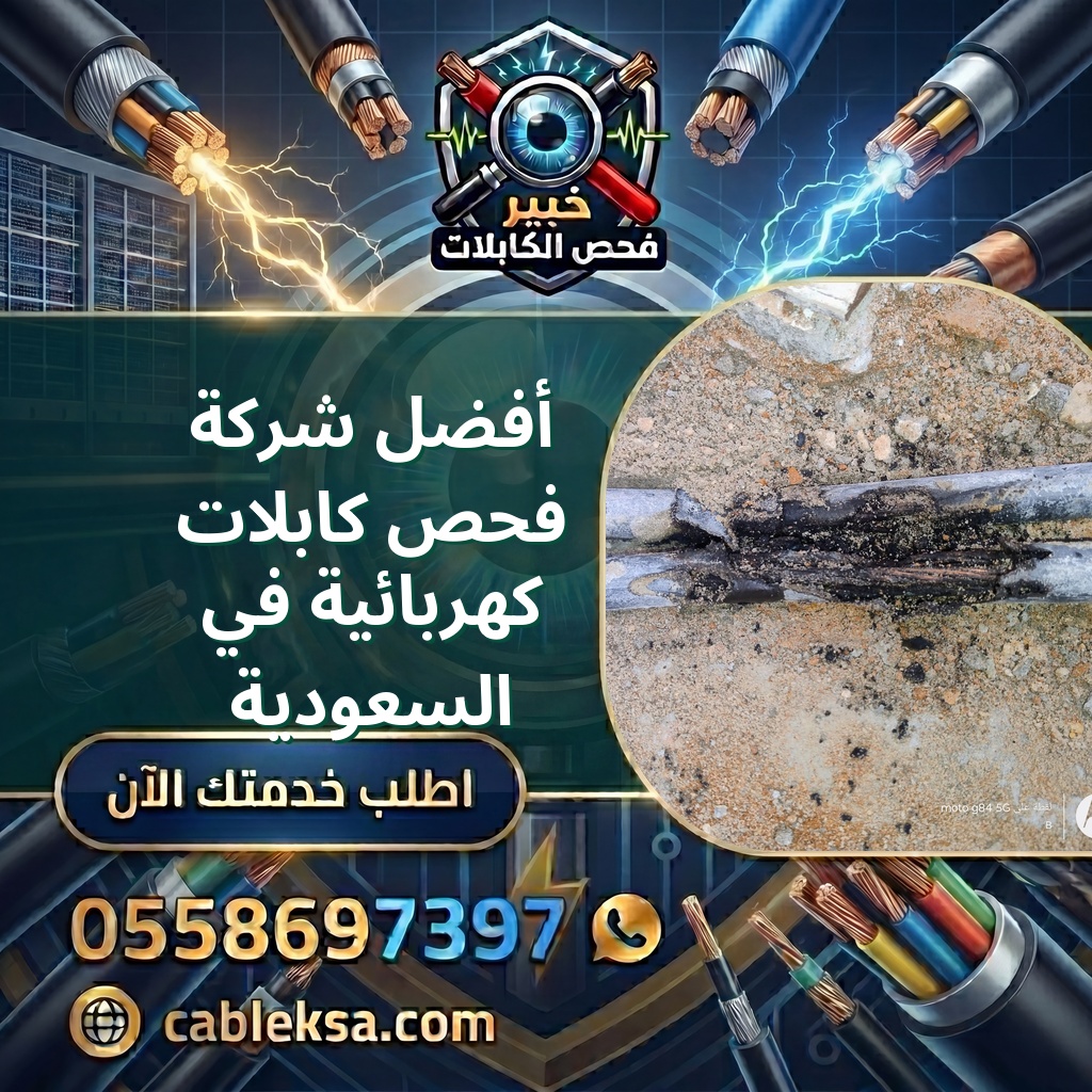أفضل شركة فحص كابلات كهربائية في السعودية