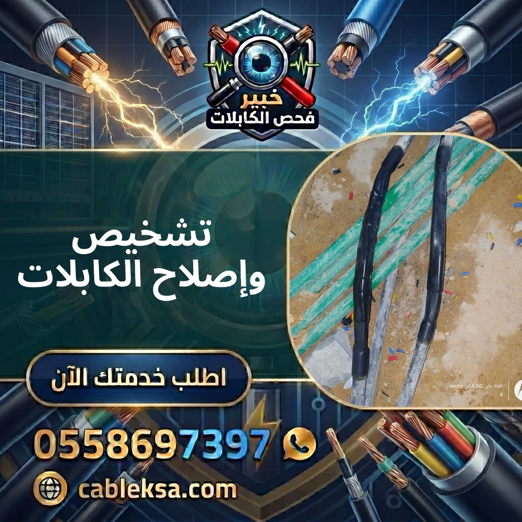 تشخيص وإصلاح الكابلات الكهربائية التالفة