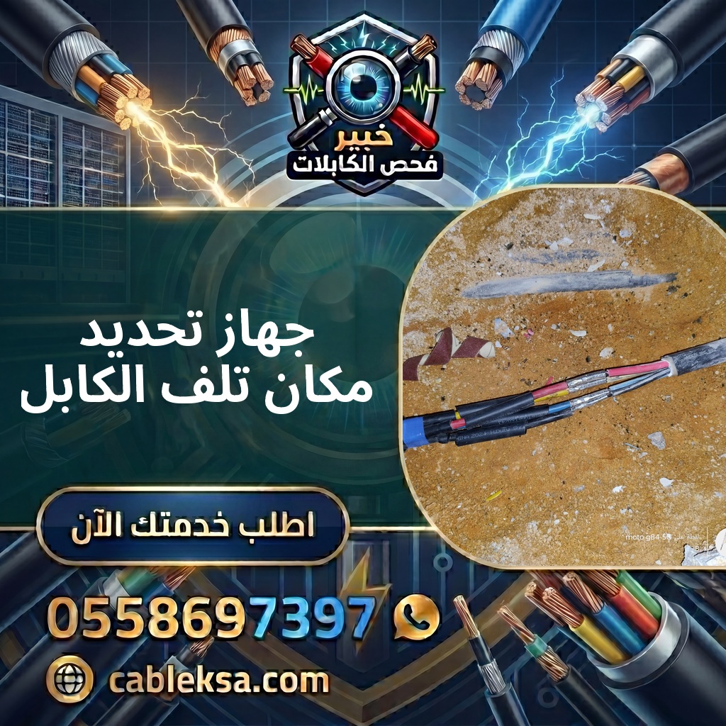 جهاز TDR لفحص الكابلات الأرضية بدون حفر