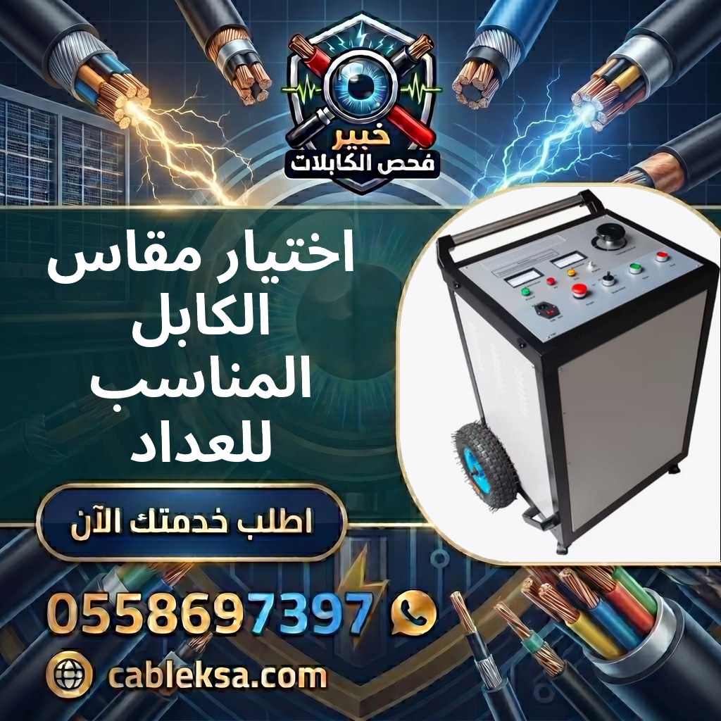 اختيار مقاس الكابل المناسب للعداد