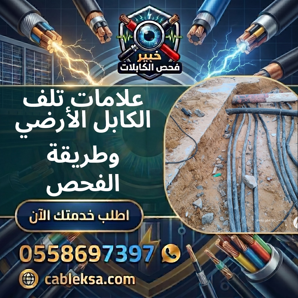 علامات تلف الكابل الأرضي وطريقة الفحص