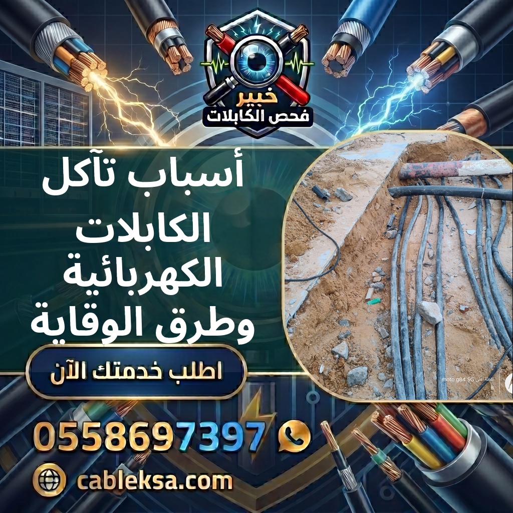 أسباب تآكل الكابلات الكهربائية وطرق الوقاية
