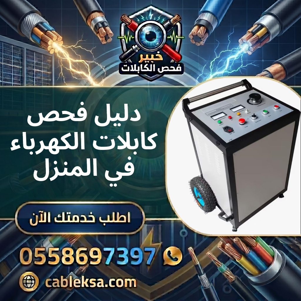 دليل فحص كابلات الكهرباء في المنزل — كيف تحمي أسرتك من مخاطر الكابلات القديمة