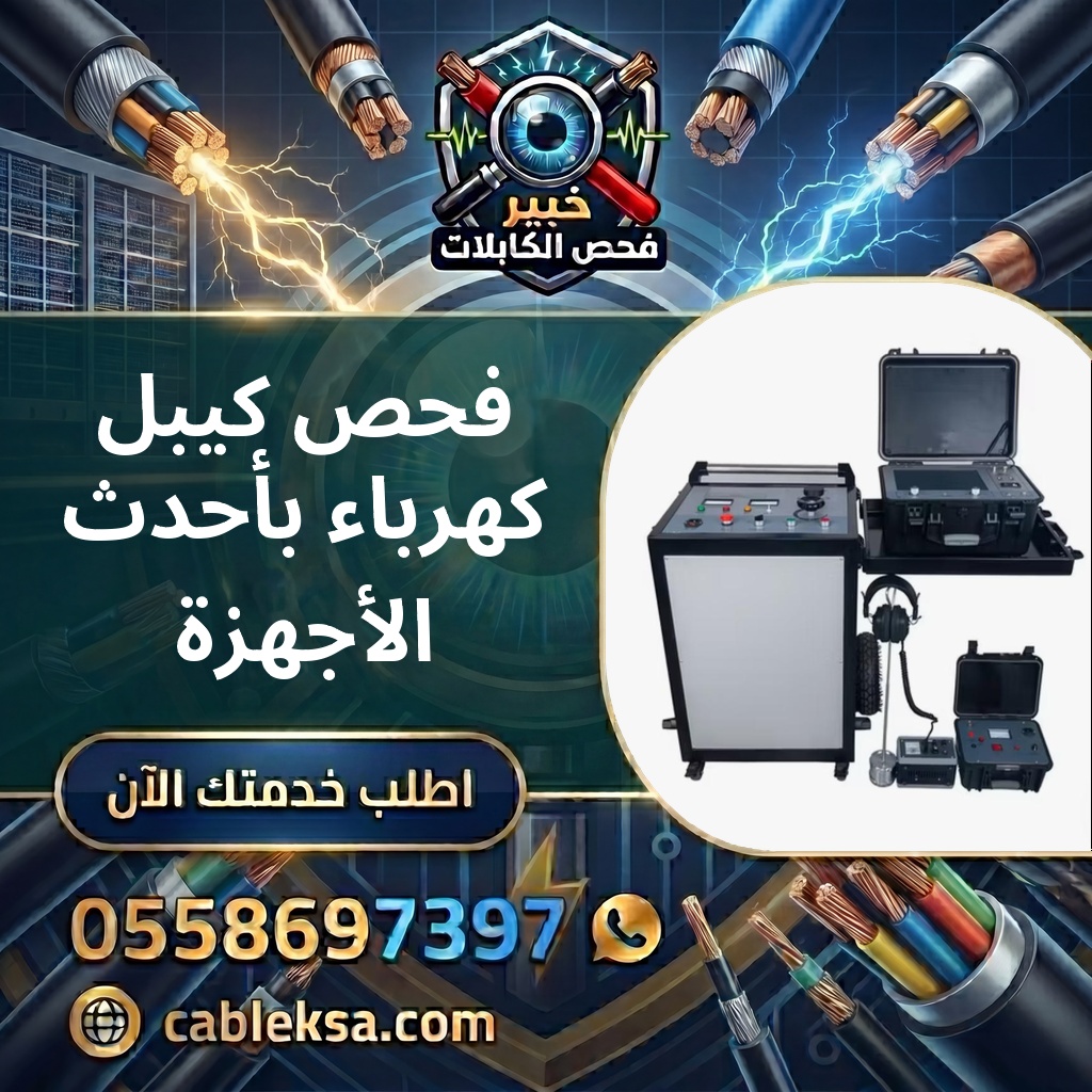 فحص كيبل كهرباء بأحدث الأجهزة — خبير الكابلات