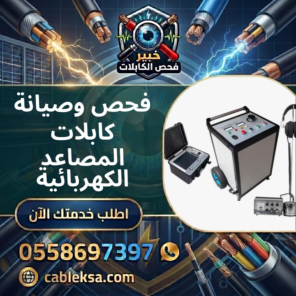 فحص وصيانة كابلات المصاعد الكهربائية