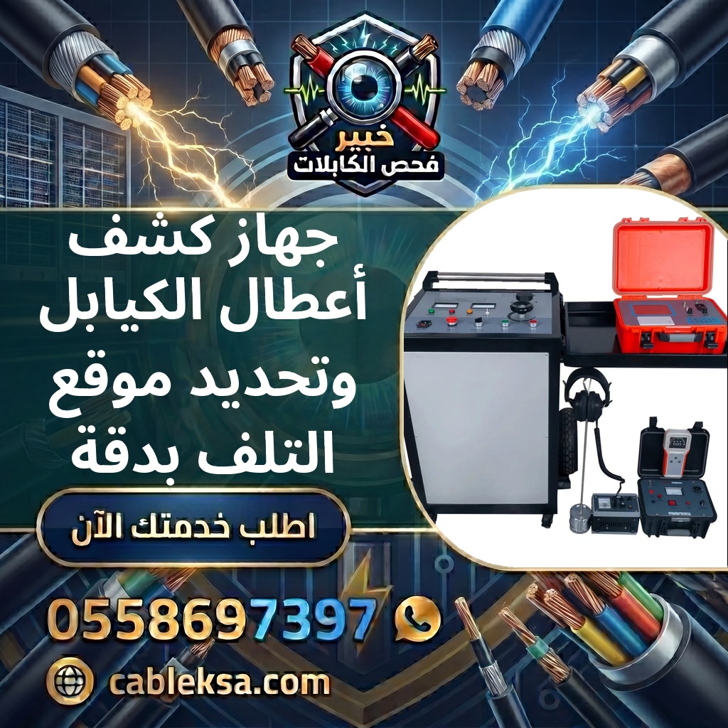جهاز كشف أعطال الكيابل وتحديد موقع التلف بدقة