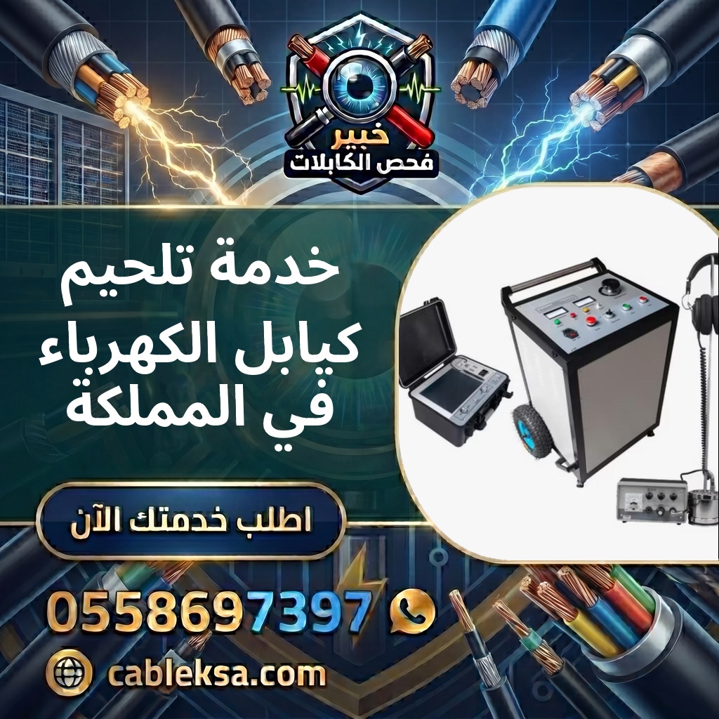 خدمة تلحيم كيابل الكهرباء في المملكة — خبير فحص الكابلات
