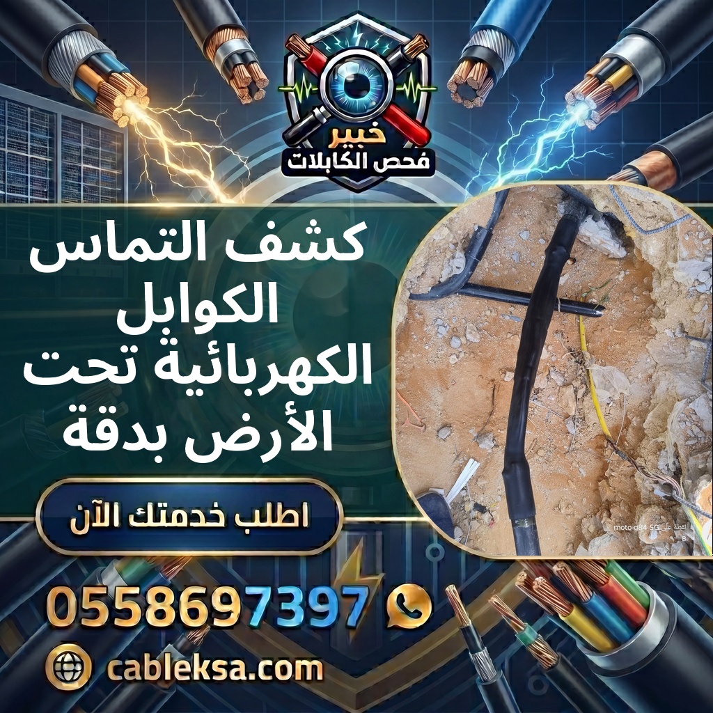 كشف التماس الكوابل الكهربائية تحت الأرض بدقة