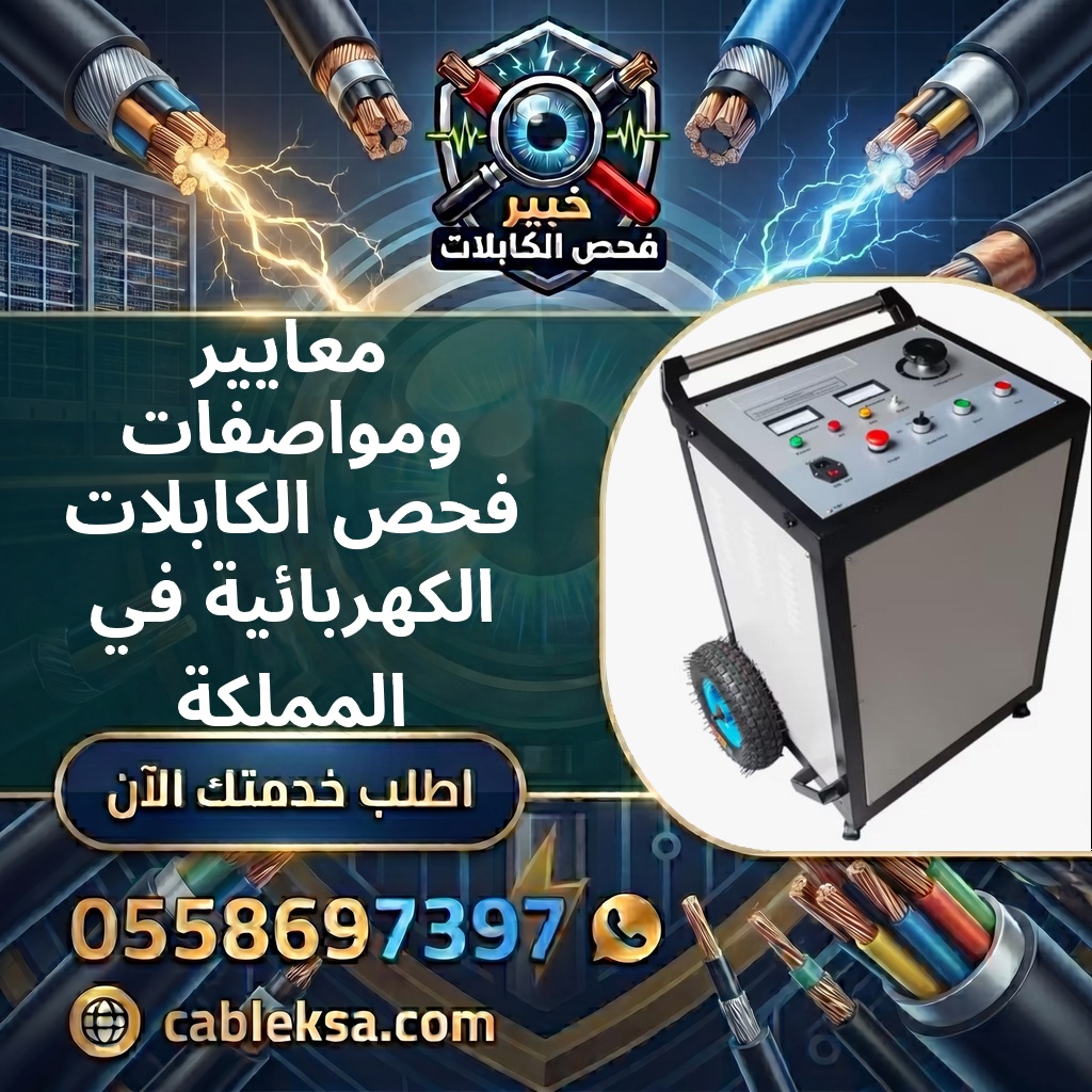 معايير ومواصفات فحص الكابلات الكهربائية في المملكة