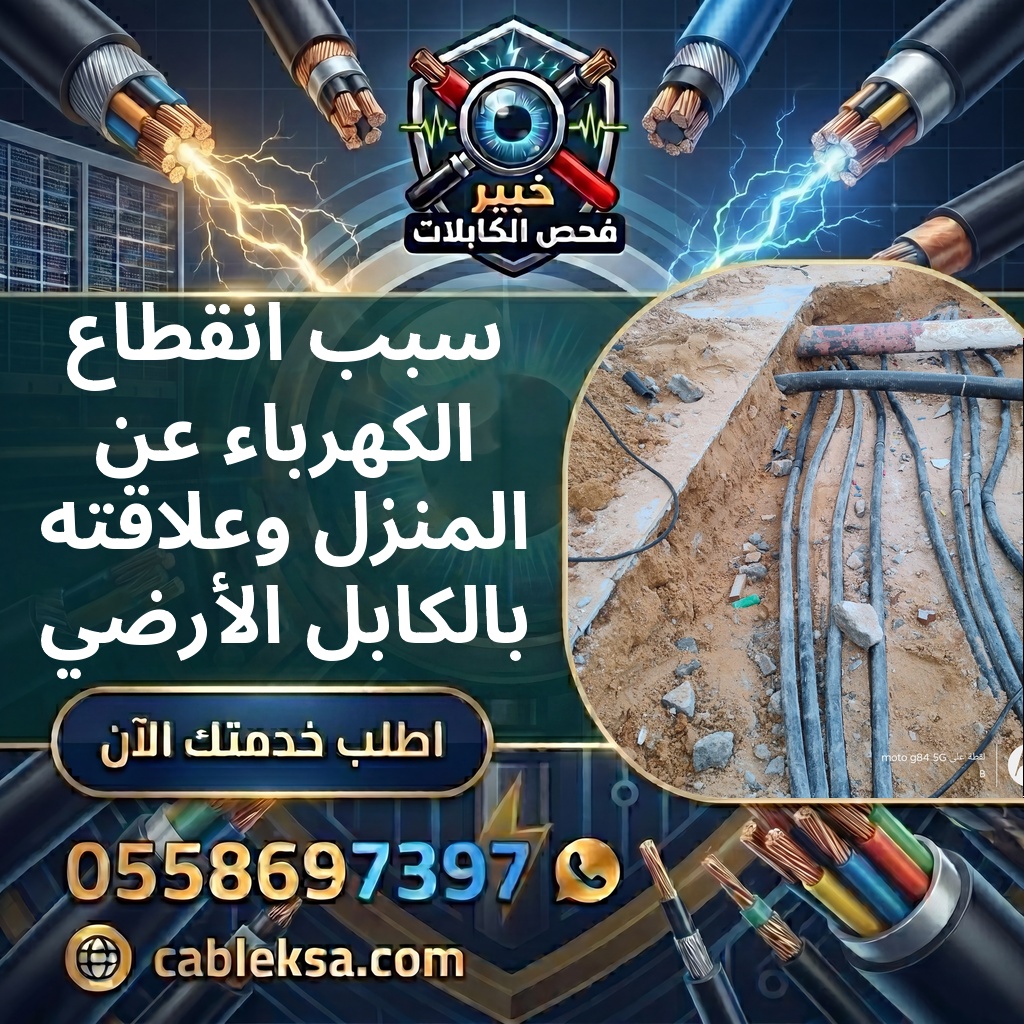 سبب انقطاع الكهرباء عن المنزل وعلاقته بالكابل الأرضي
