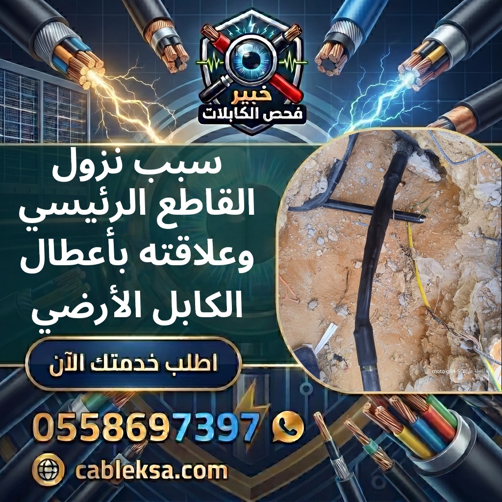 سبب نزول القاطع الرئيسي وعلاقته بأعطال الكابل الأرضي