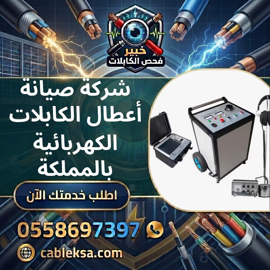 شركة صيانة أعطال الكابلات الكهربائية بالمملكة