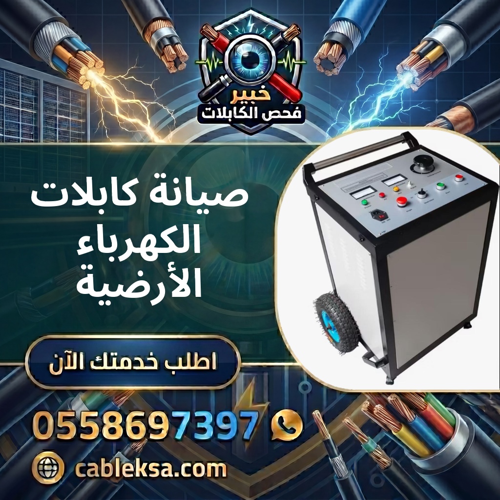 صيانة كابلات الكهرباء الأرضية — الدليل الشامل