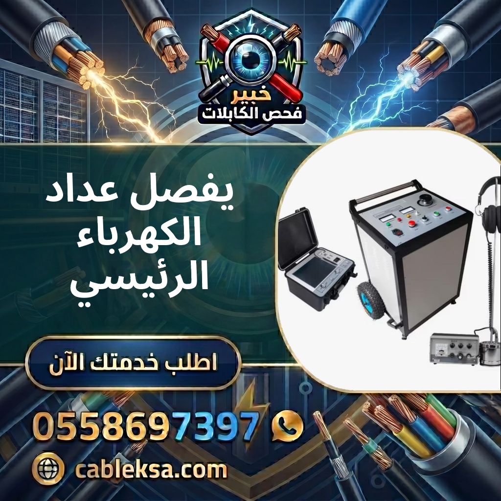 يفصل عداد الكهرباء الرئيسي — كيف تكشف عطل الكابل