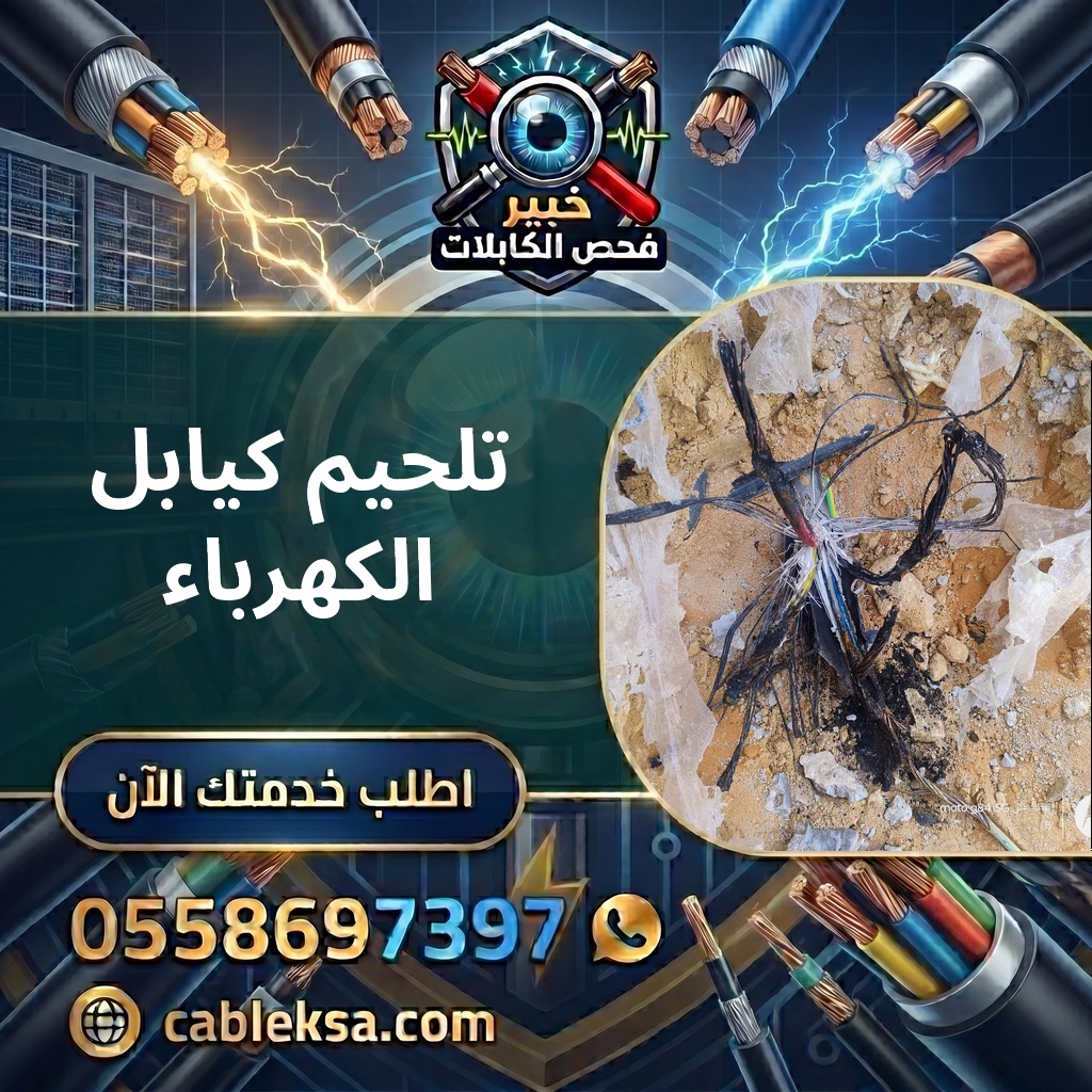 توصيل كيبل كهرباء مقطوع
